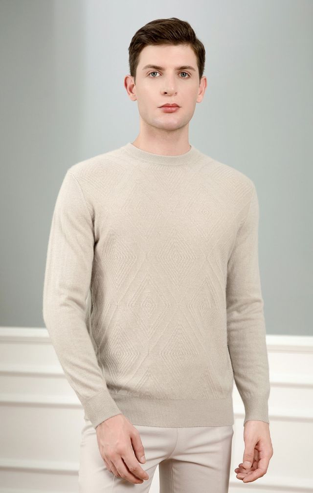 Salvatore Crew Neck Cashmere Sweater